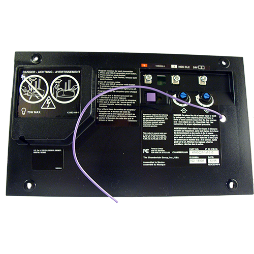 Liftmaster Security+ 315 MHz Circuit Board w Purple Learn Button Front
